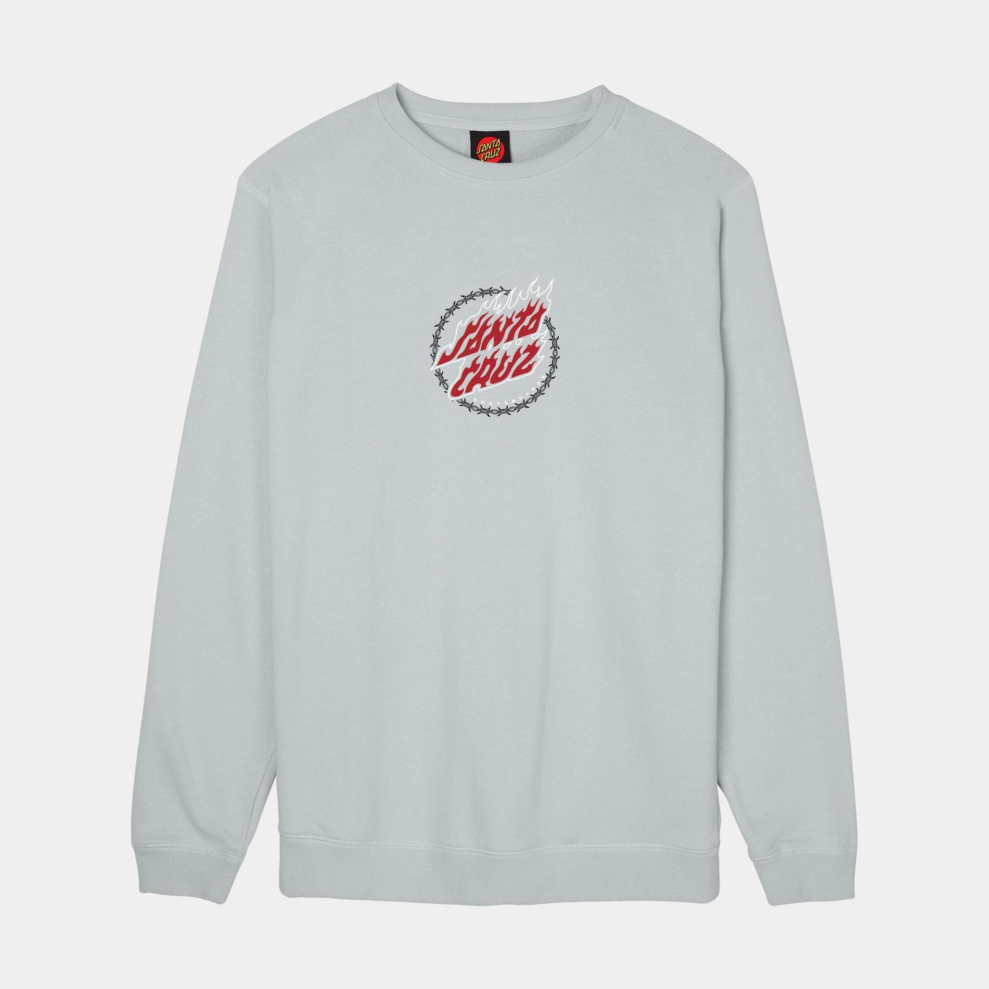 Santa Cruz Wired Flame Dot Front Long Sleeve T Shirt Mist