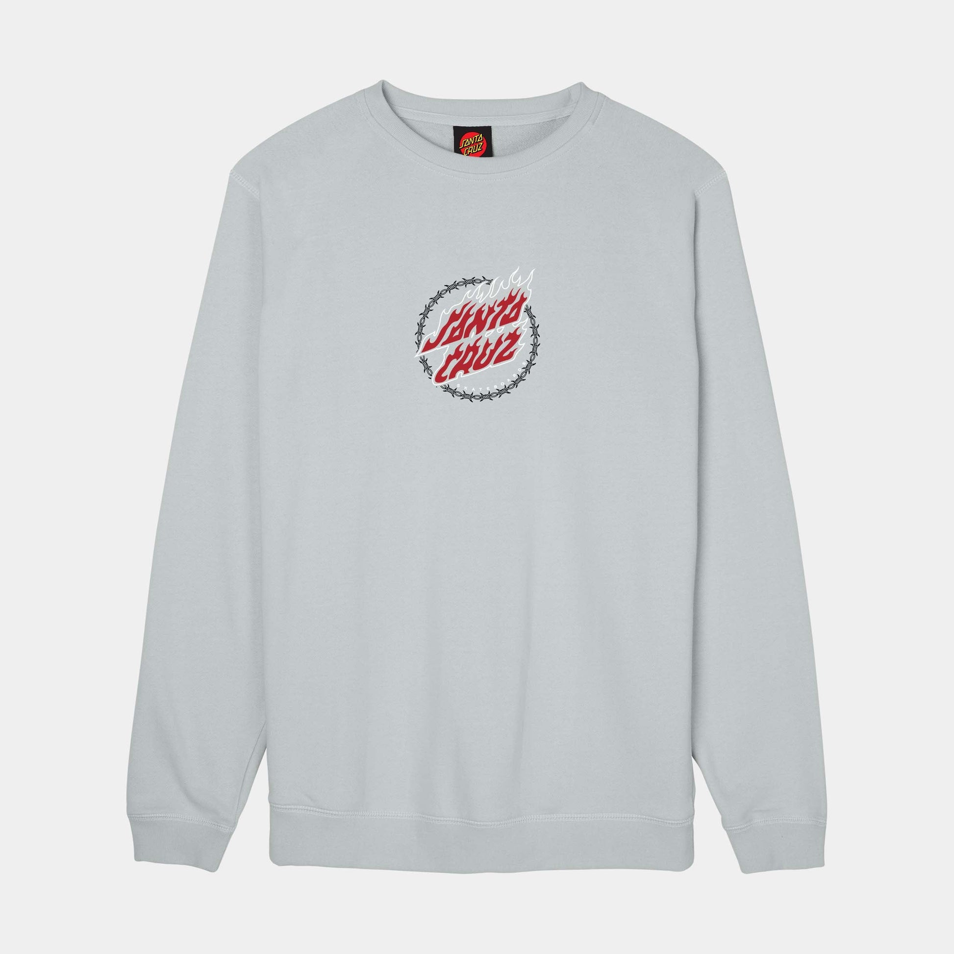 Santa Cruz Wired Flame Dot Front Long Sleeve T Shirt Mist