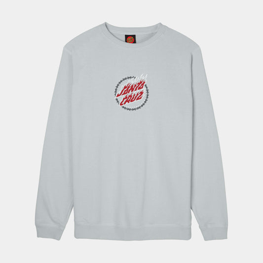 Santa Cruz Wired Flame Dot Front Long Sleeve T Shirt Mist