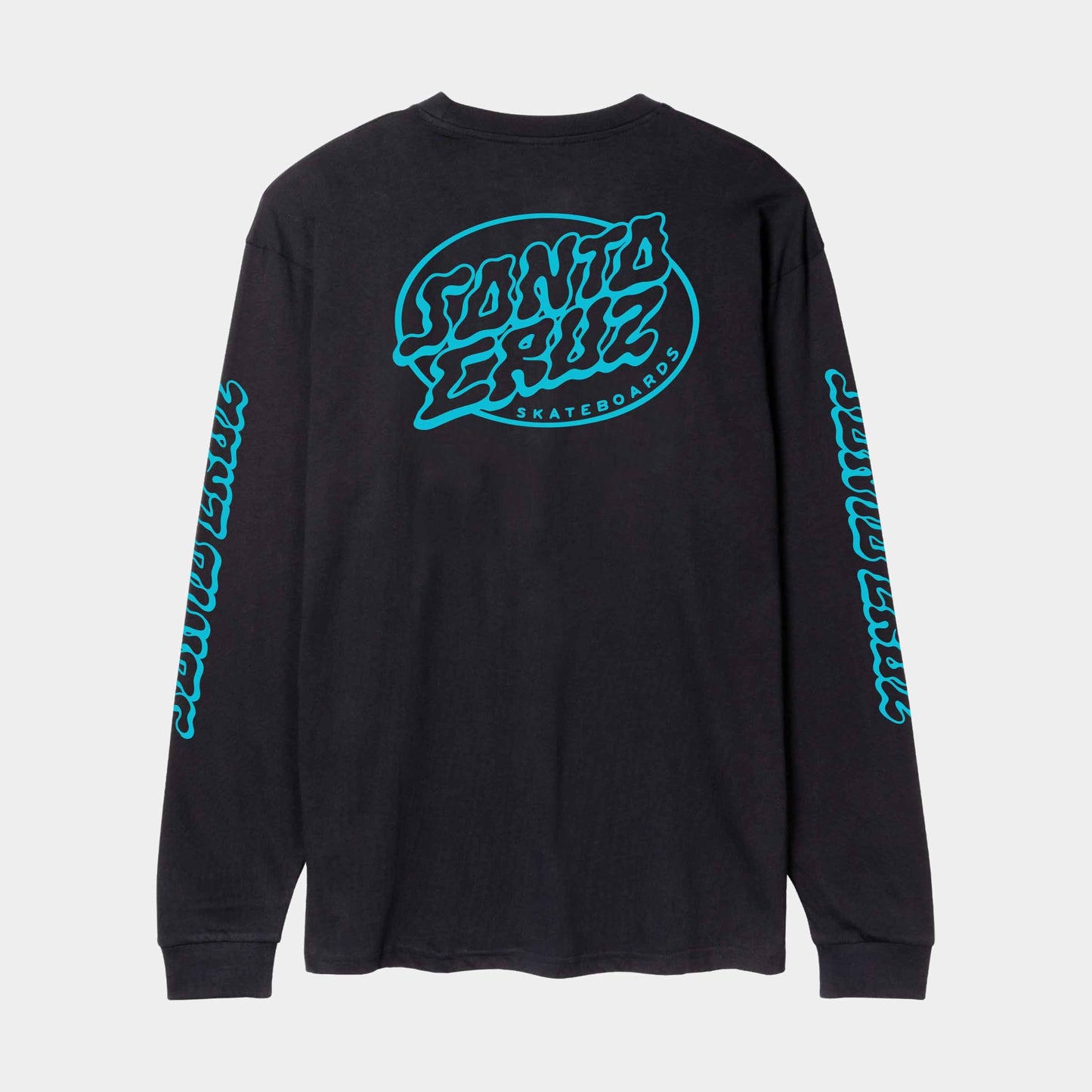 Santa Cruz Mono Vertigo Dot Long Sleeve T Shirt Black