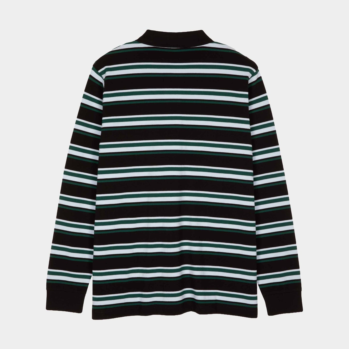 Santa Cruz Cera Long Sleeve Polo Black Fresh Blue