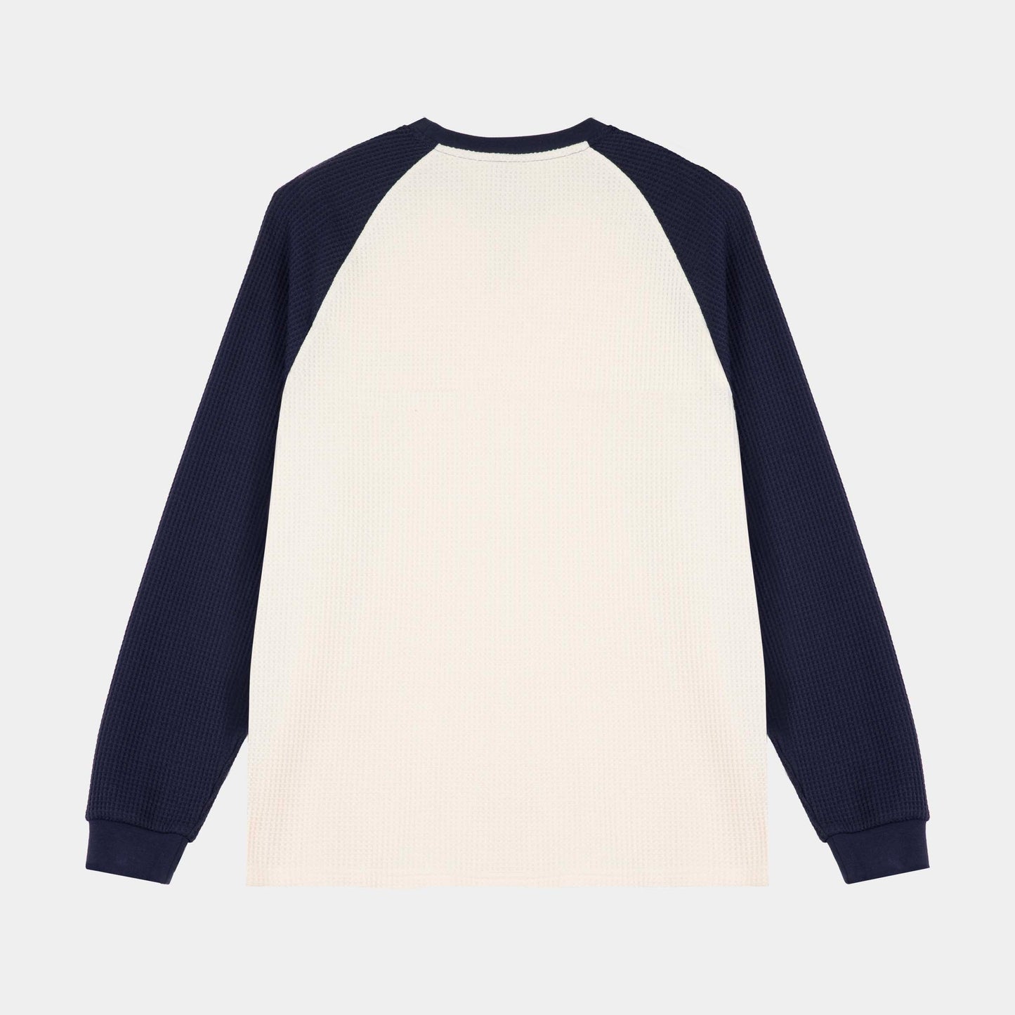 Santa Cruz | Classic Strip Raglan Long Sleeve T Shirt Wax Paper Midnight Blue