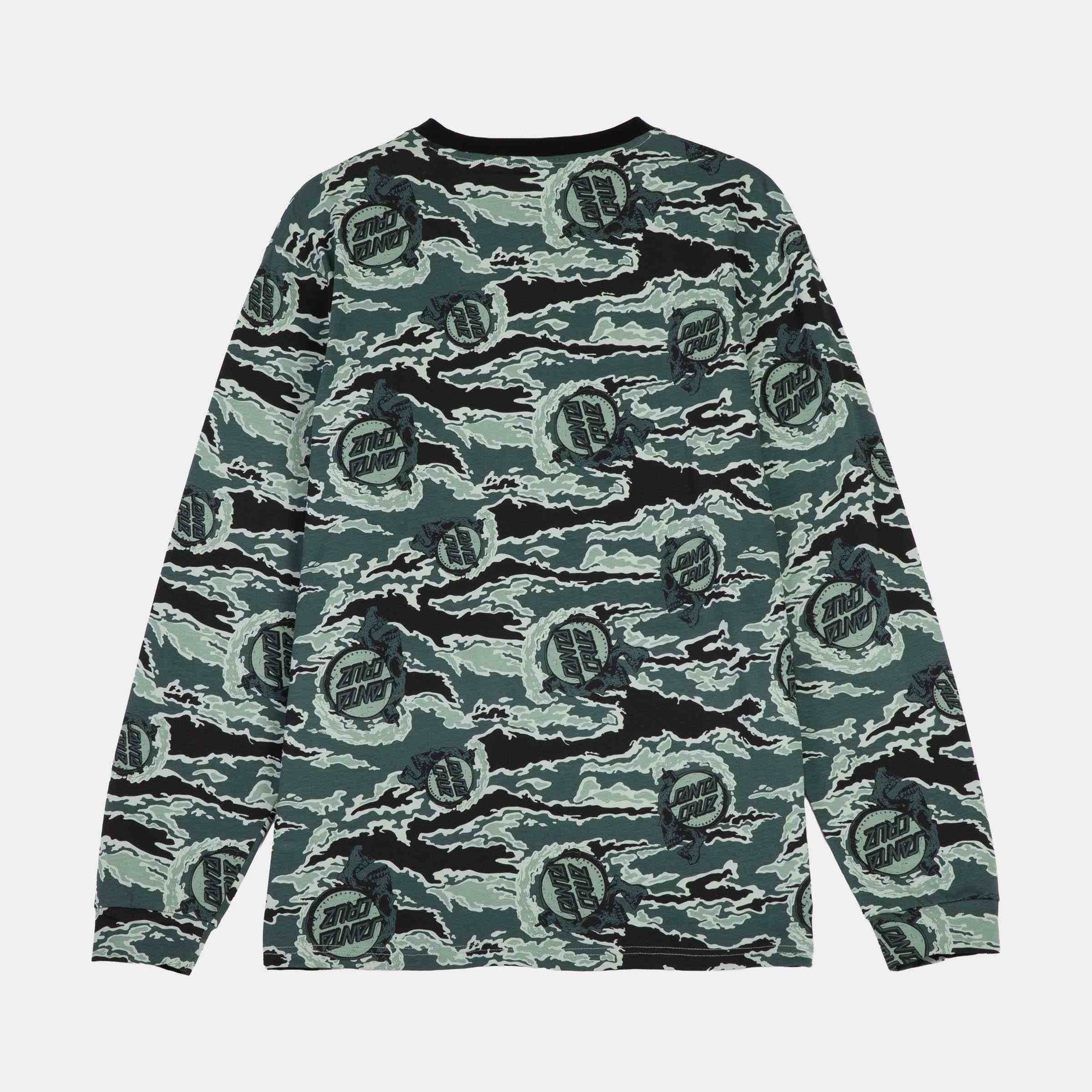 Santa Cruz | Evan Long Sleeve T Shirt Fuse Camo