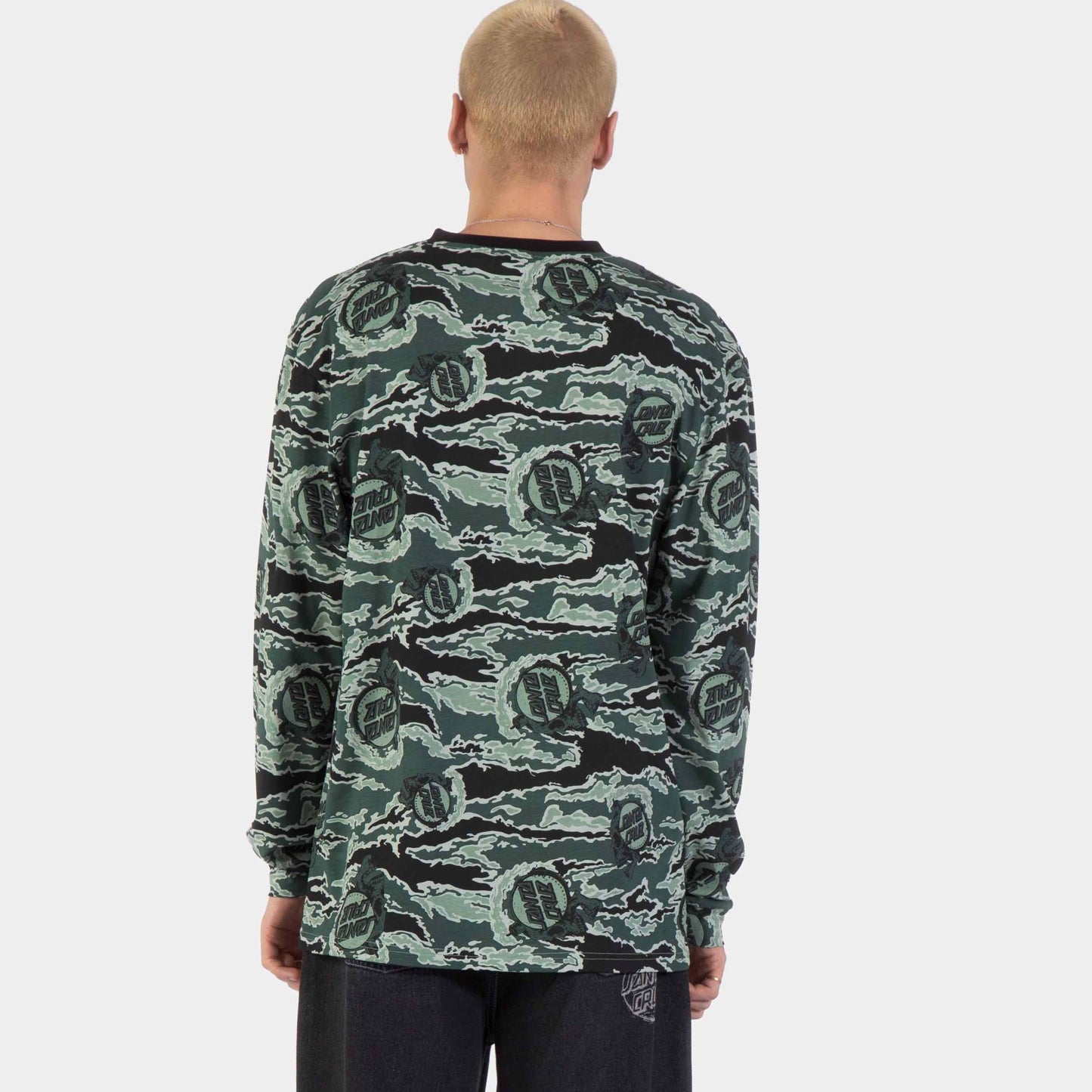 Santa Cruz | Evan Long Sleeve T Shirt Fuse Camo