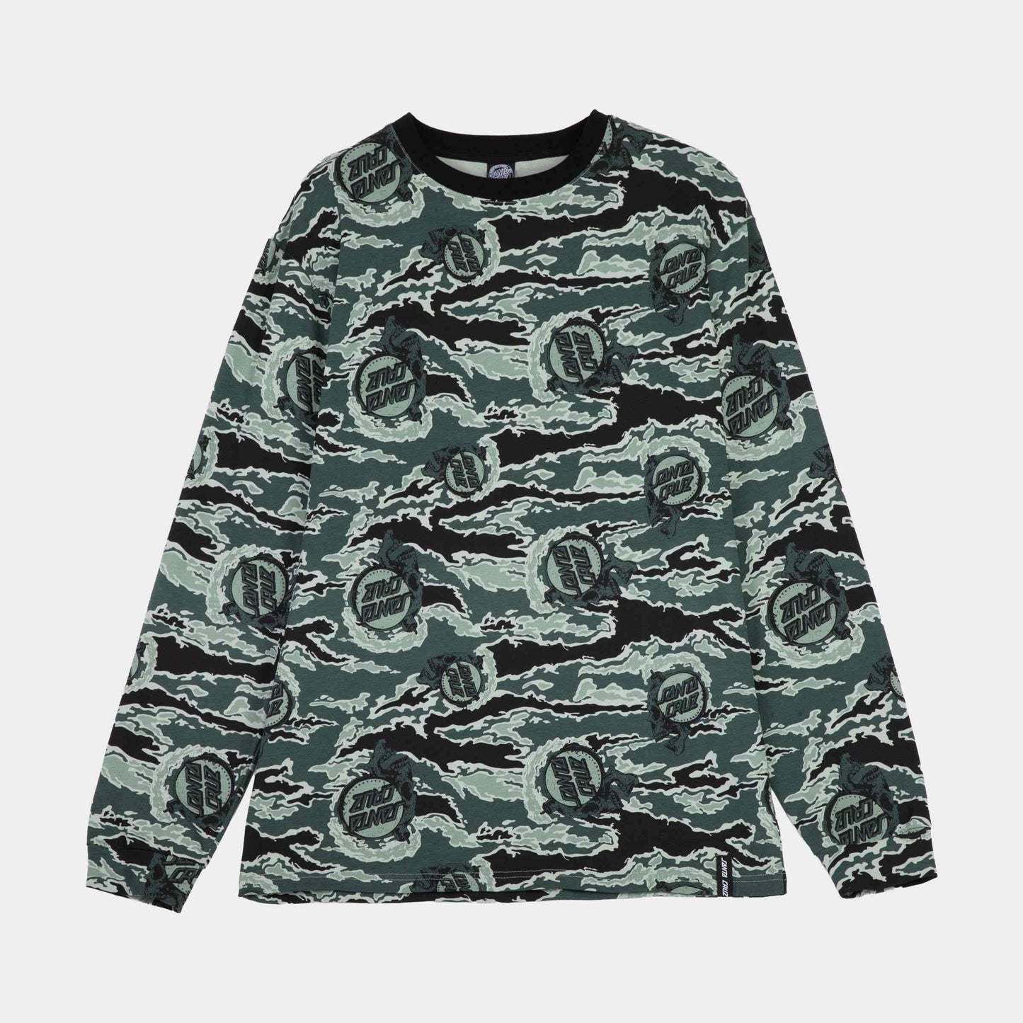Santa Cruz | Evan Long Sleeve T Shirt Fuse Camo