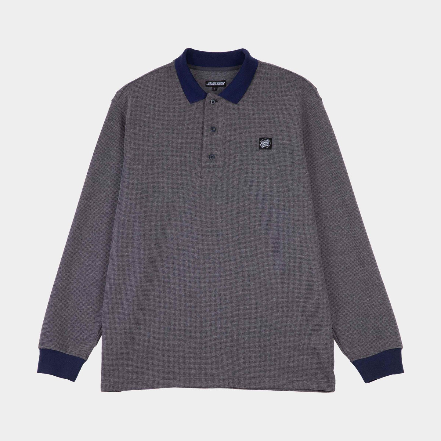 Santa Cruz | Theo Rugby Shirt Charcoal