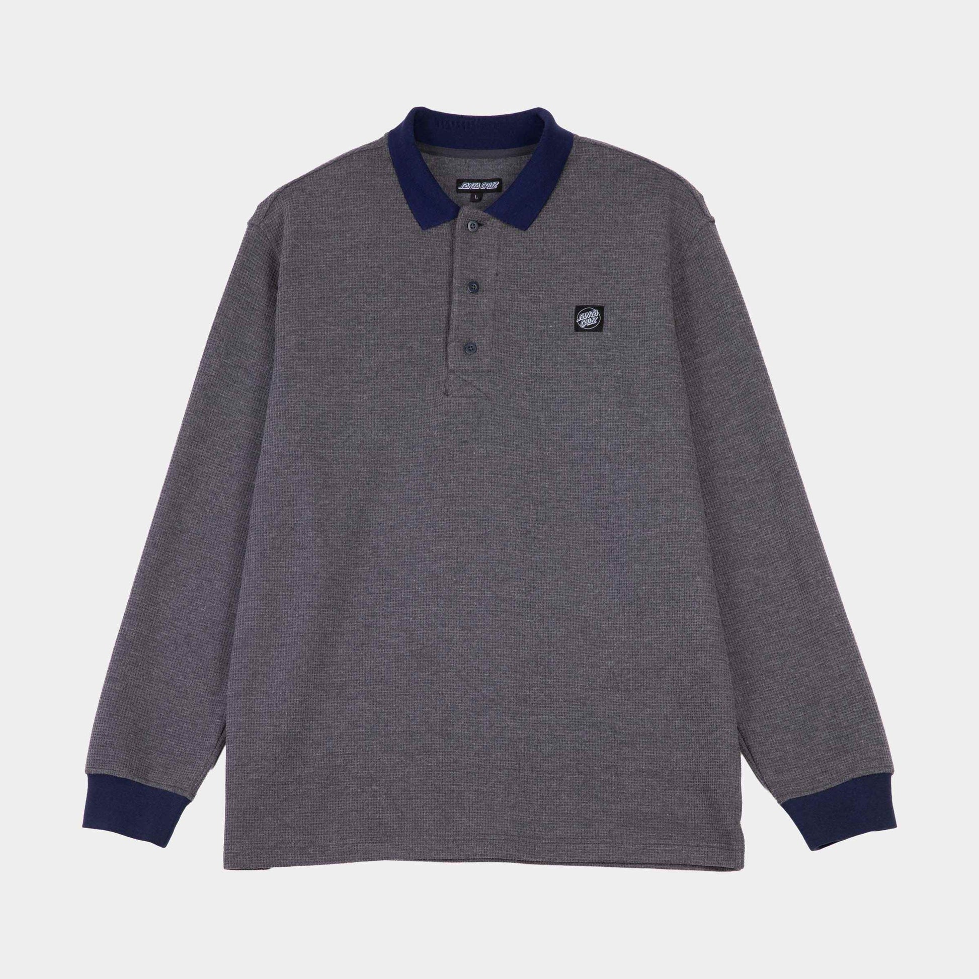 Santa Cruz | Theo Rugby Shirt Charcoal