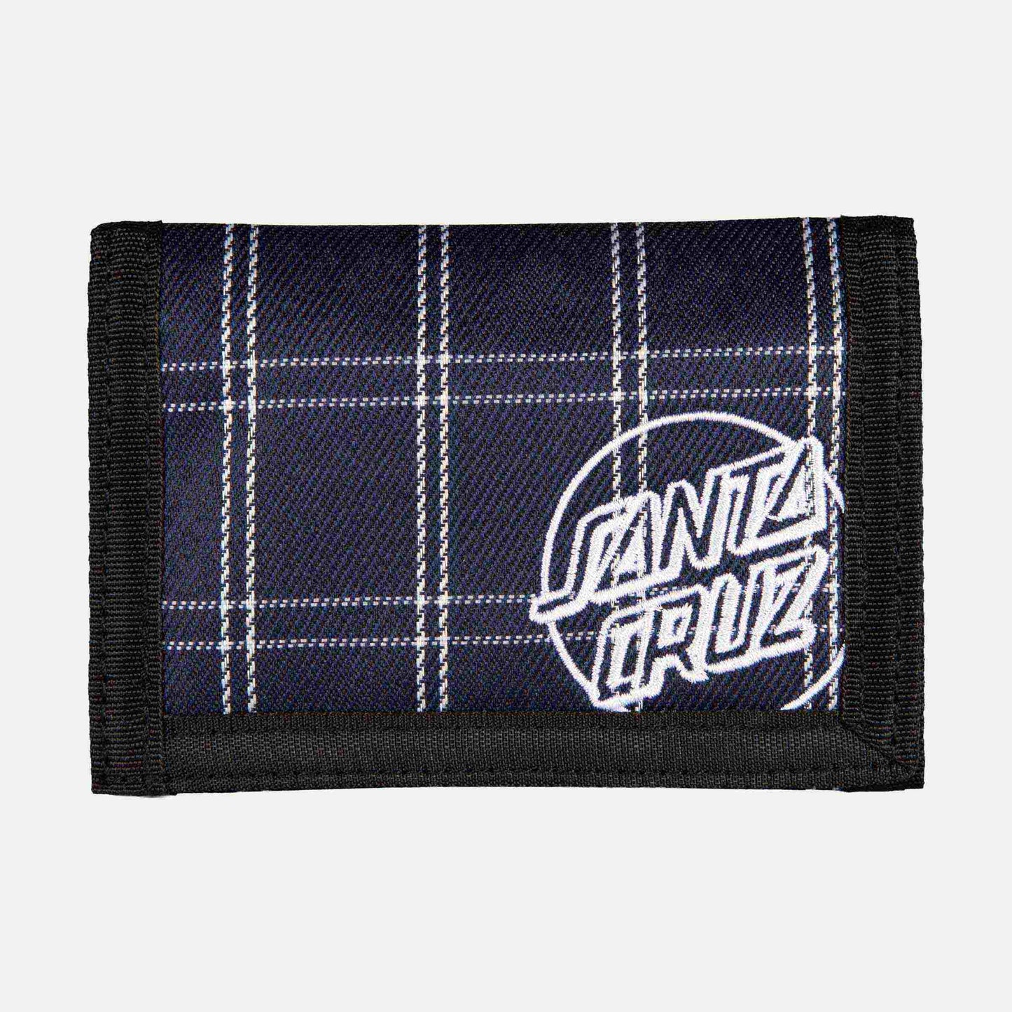 Santa Cruz Opus Dot Wallet Navy Check