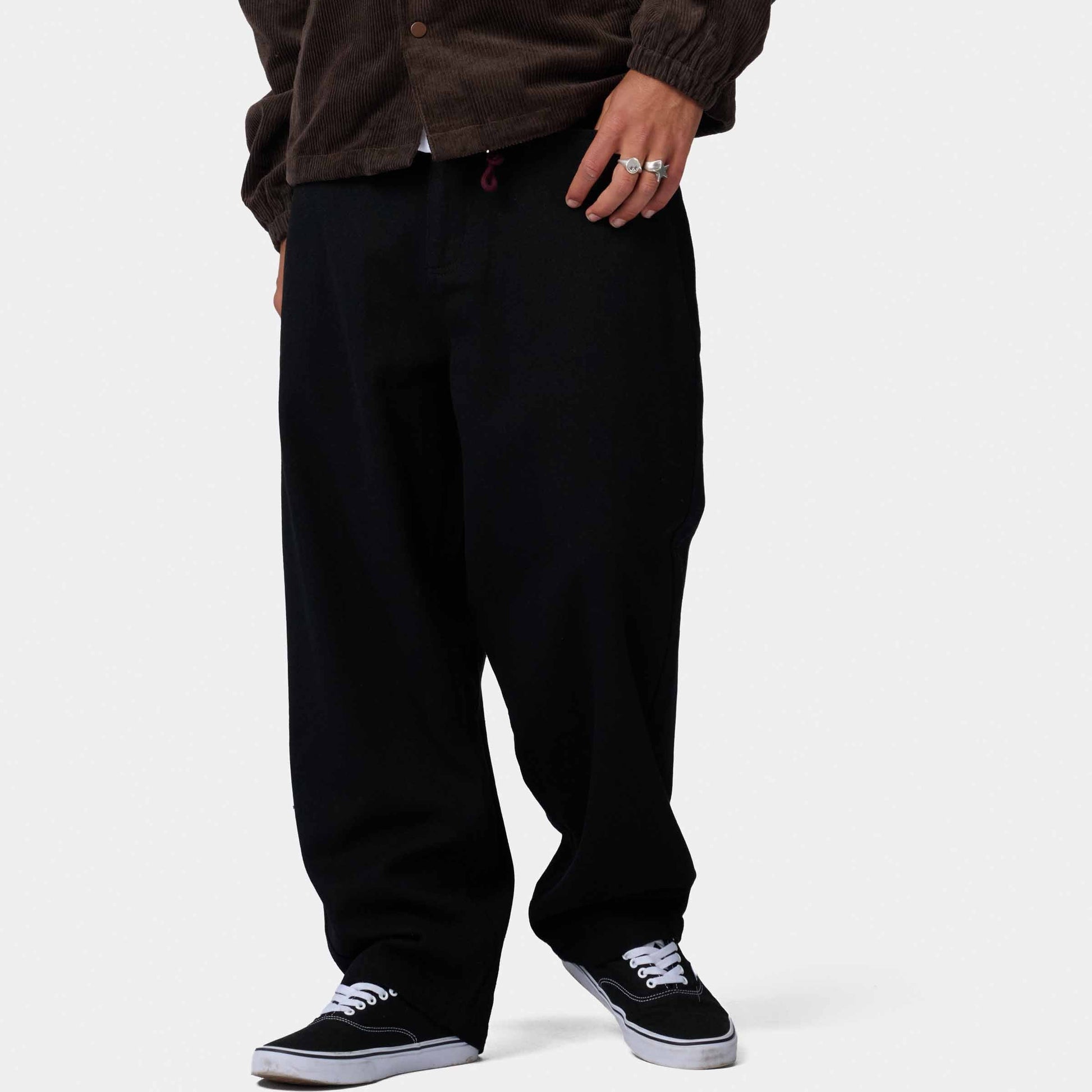 Santa Cruz Railroad Pants Solid Black