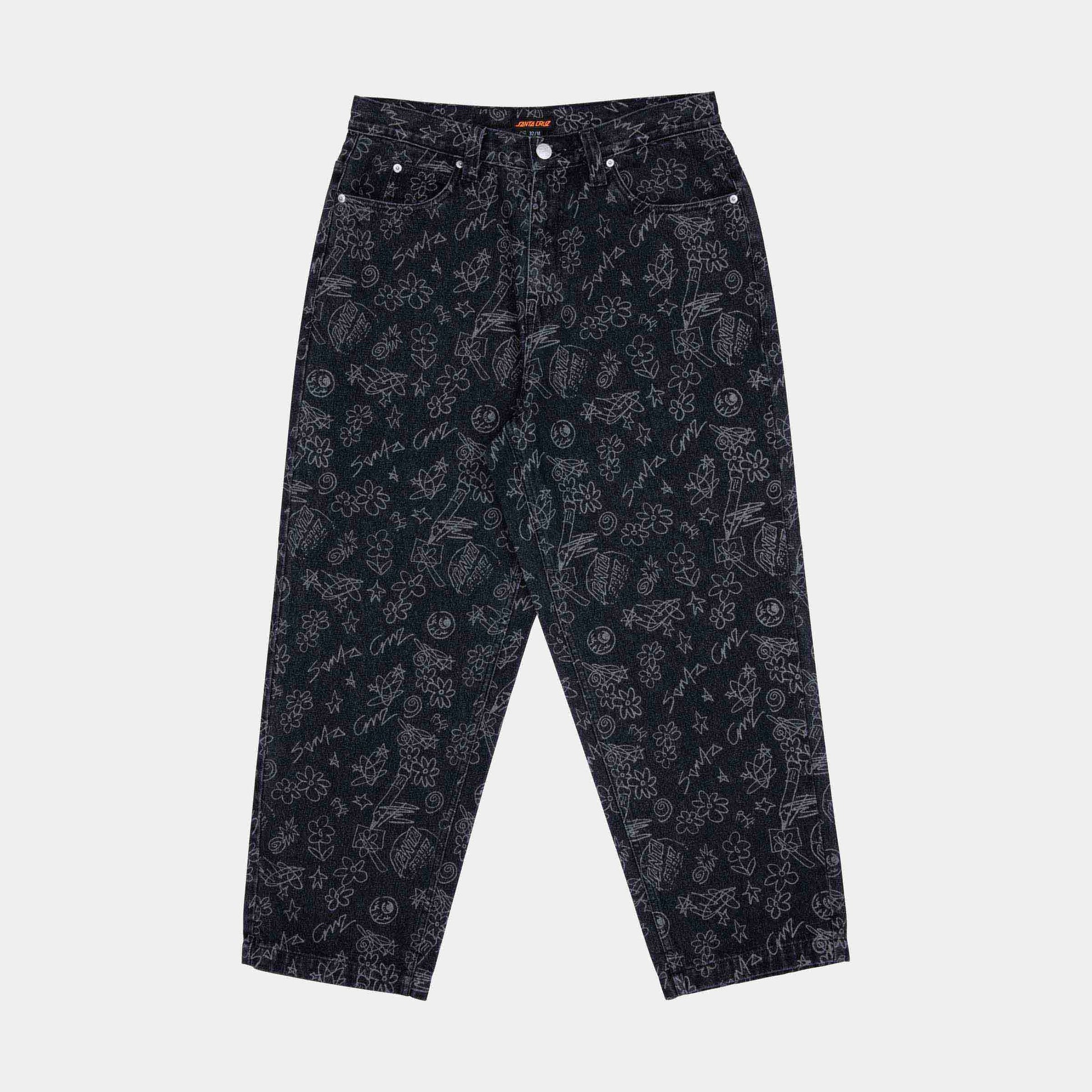 Santa Cruz Skateboards | Big Pants Artificial Scribble