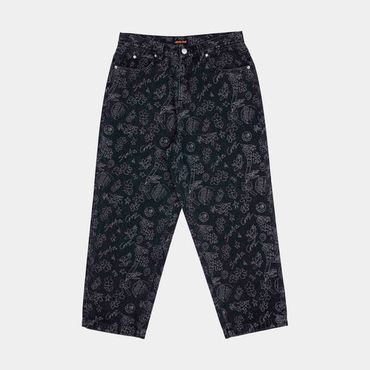 Santa Cruz Skateboards | Big Pants Artificial Scribble