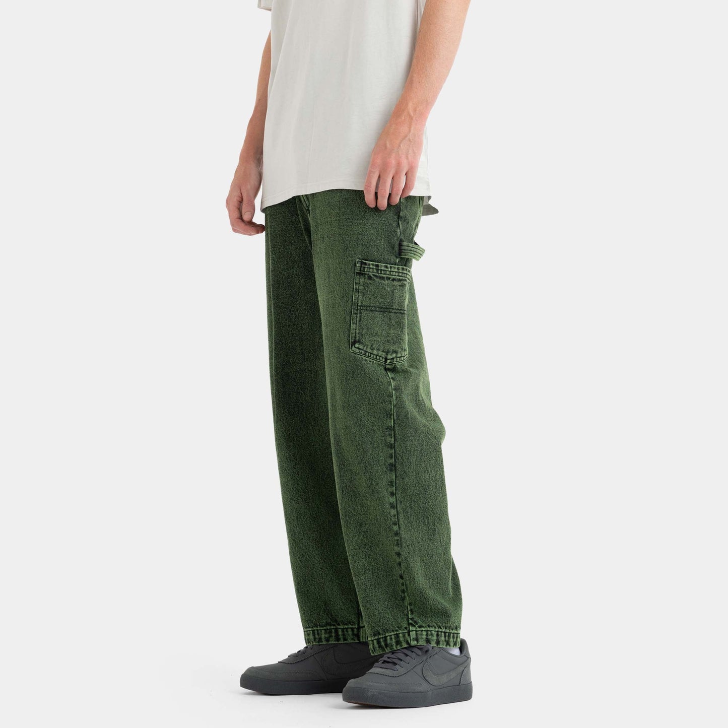 Santa Cruz Skateboards | Carpenter Big Pants Green Overdye