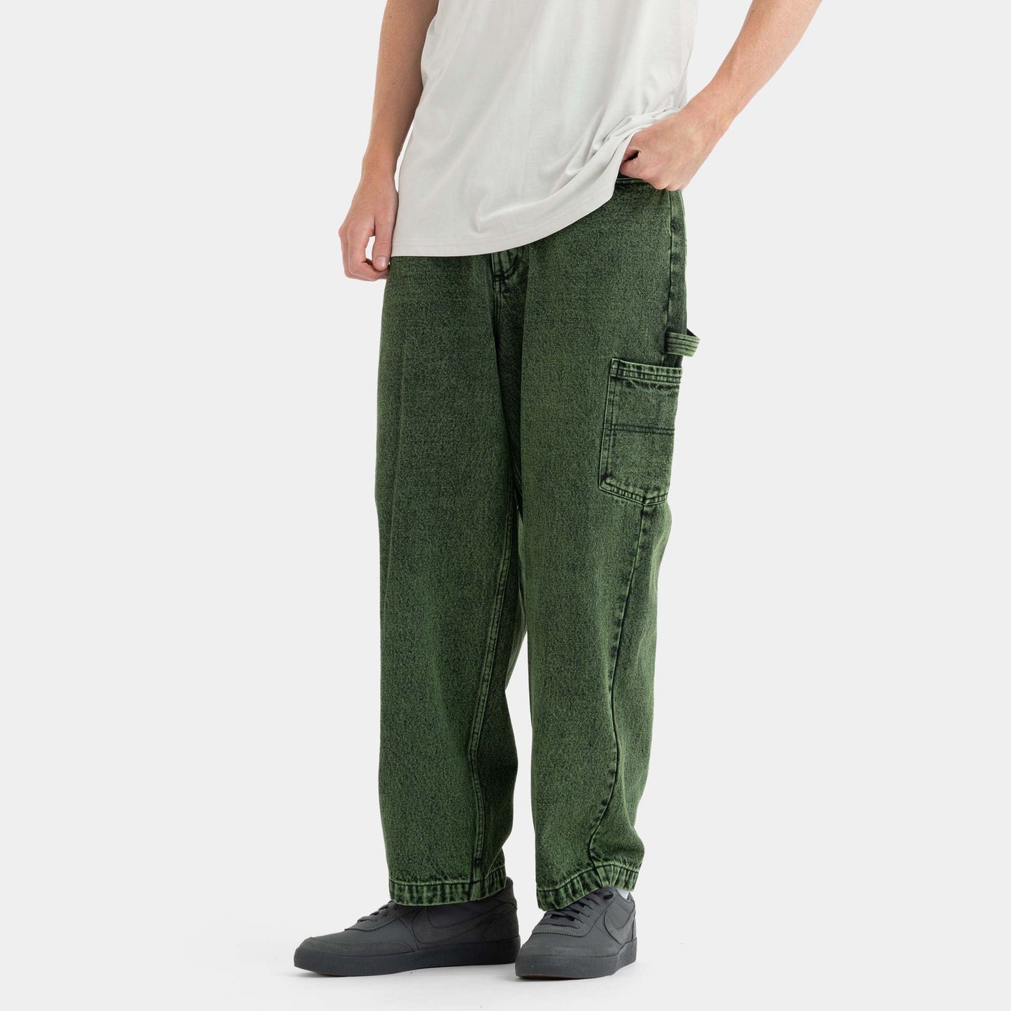 Santa Cruz Skateboards | Carpenter Big Pants Green Overdye