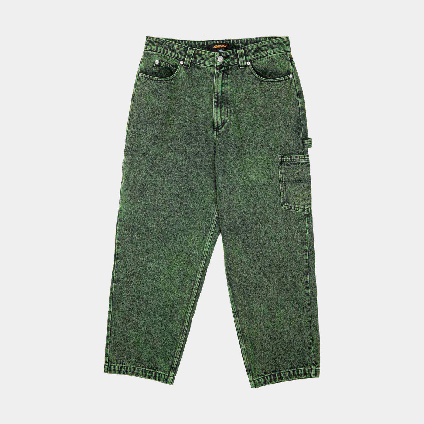 Santa Cruz Skateboards | Carpenter Big Pants Green Overdye
