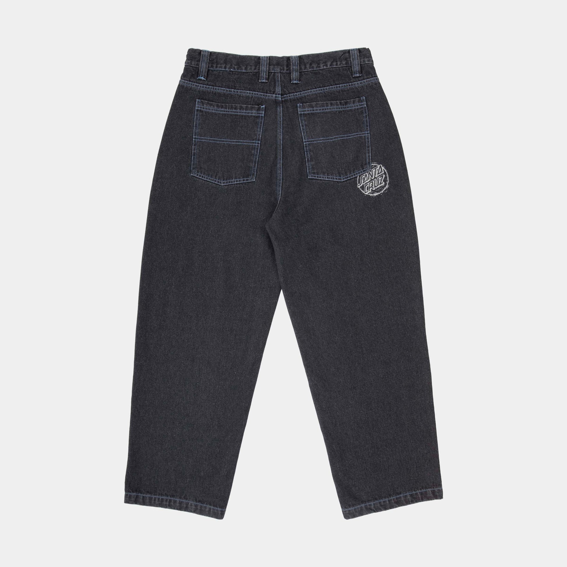 Santa Cruz | Big Straight Leg Pant Black Wash