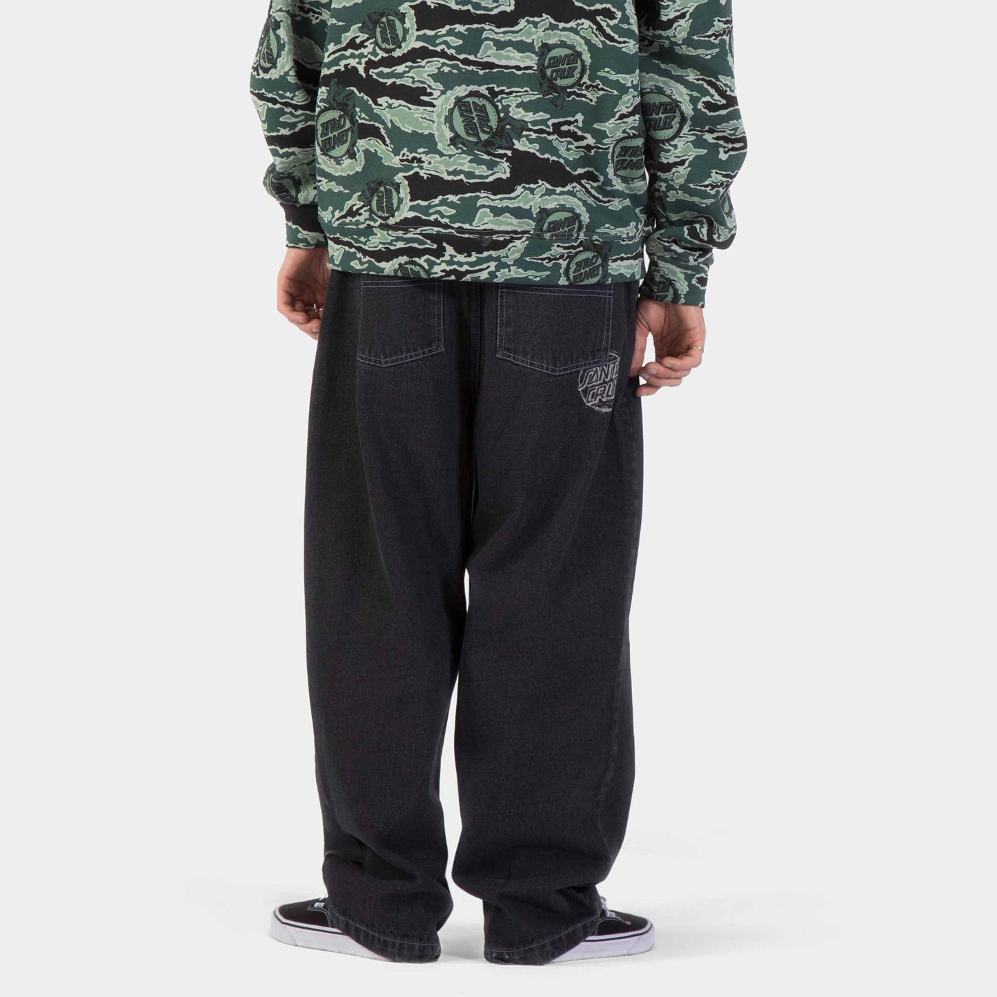 Santa Cruz | Big Straight Leg Pant Black Wash