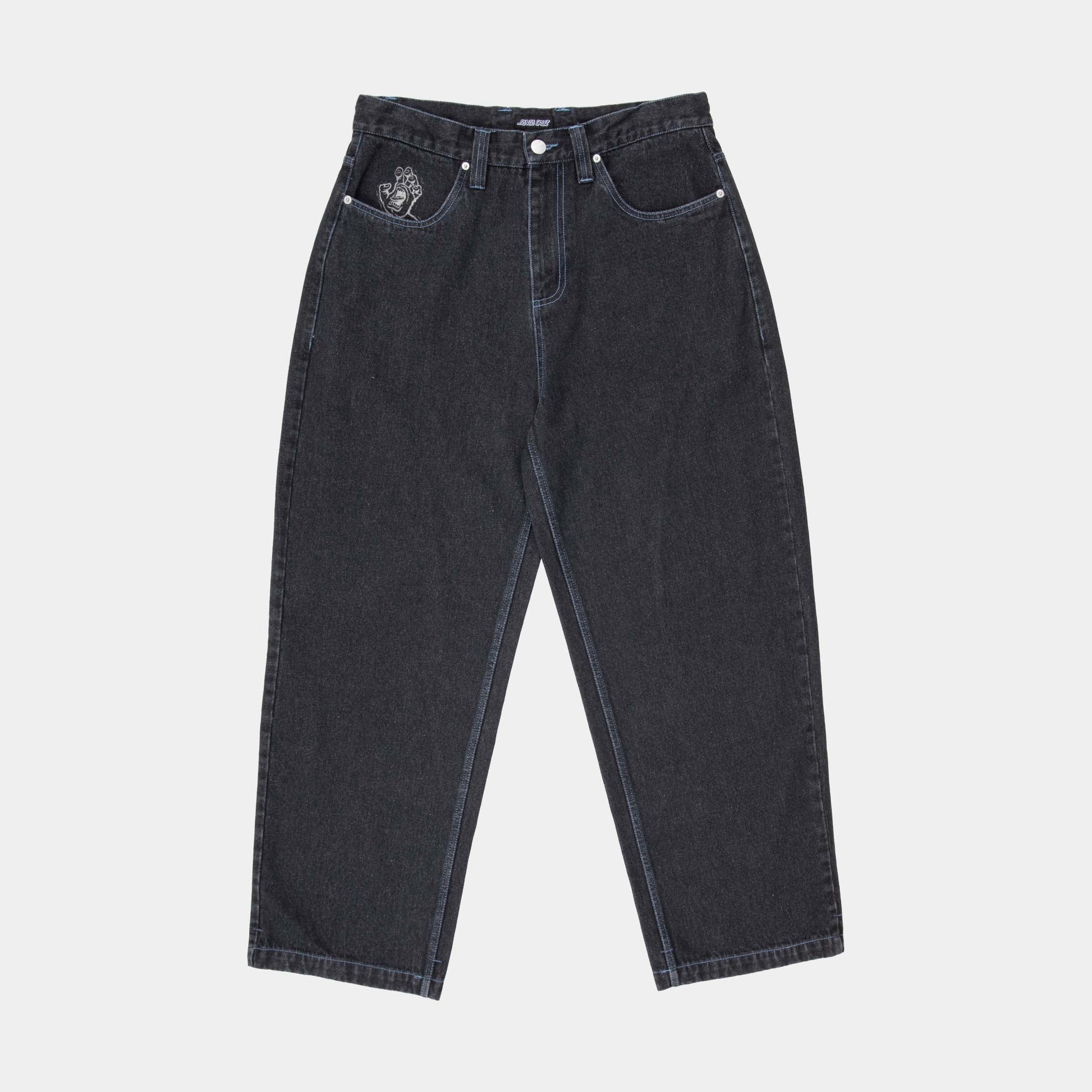 Santa Cruz | Big Straight Leg Pant Black Wash