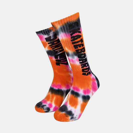 Santa Cruz Ad Rip Sock Pink Tie Dye