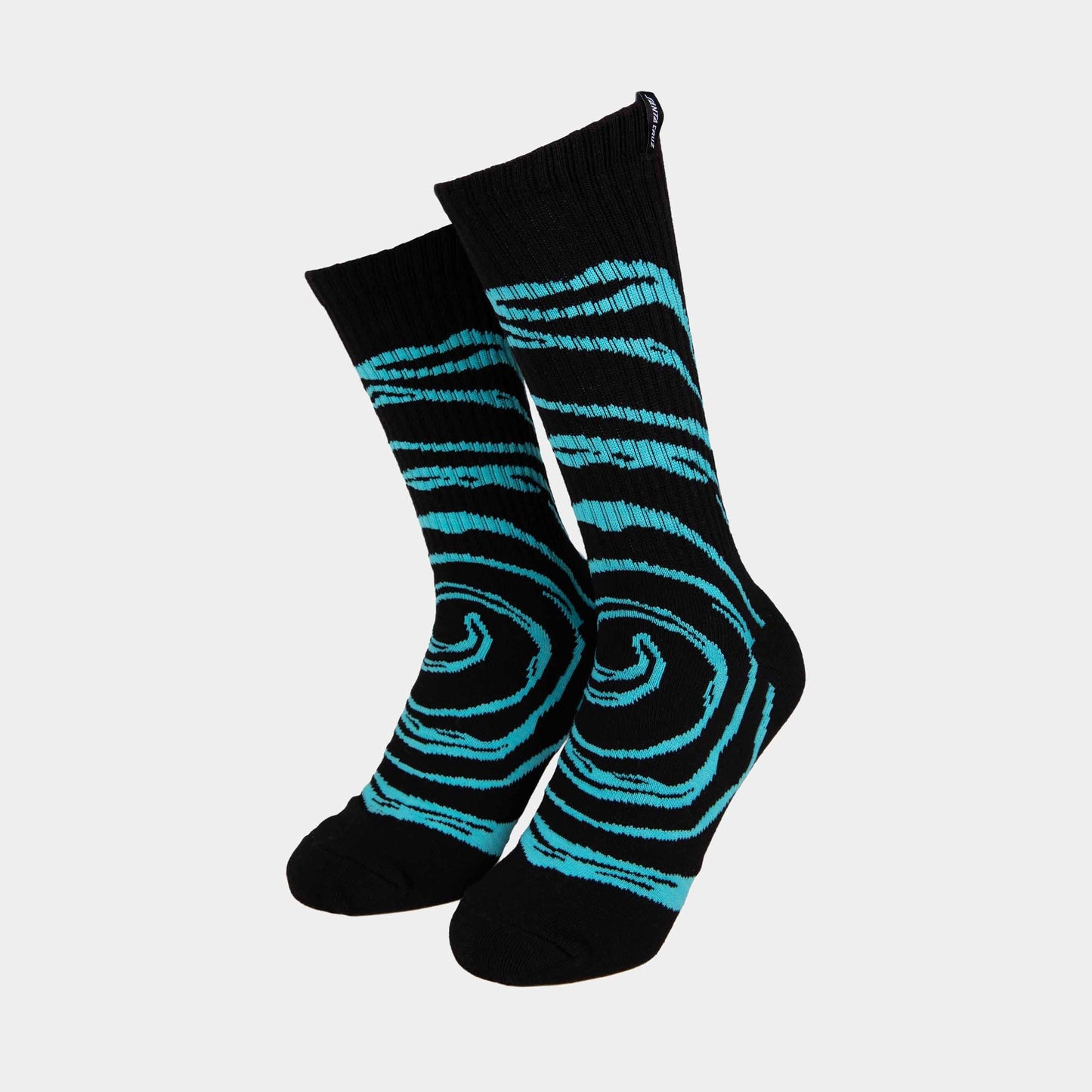Santa Cruz Winkowski Vertigo Socks 2 Pack Tie Dye Black