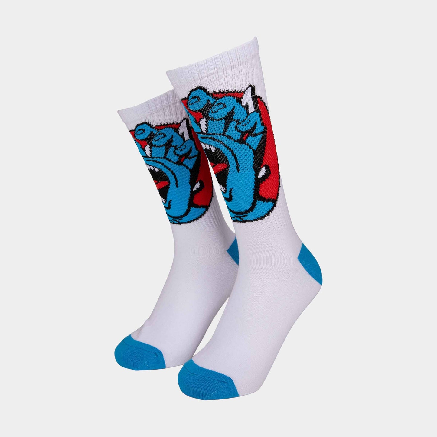 Santa Cruz Hand Dot Socks 2 Pack Black White