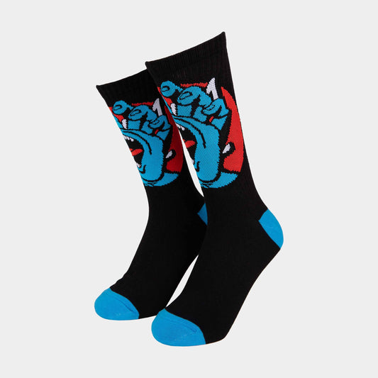 Santa Cruz Hand Dot Socks 2 Pack Black White