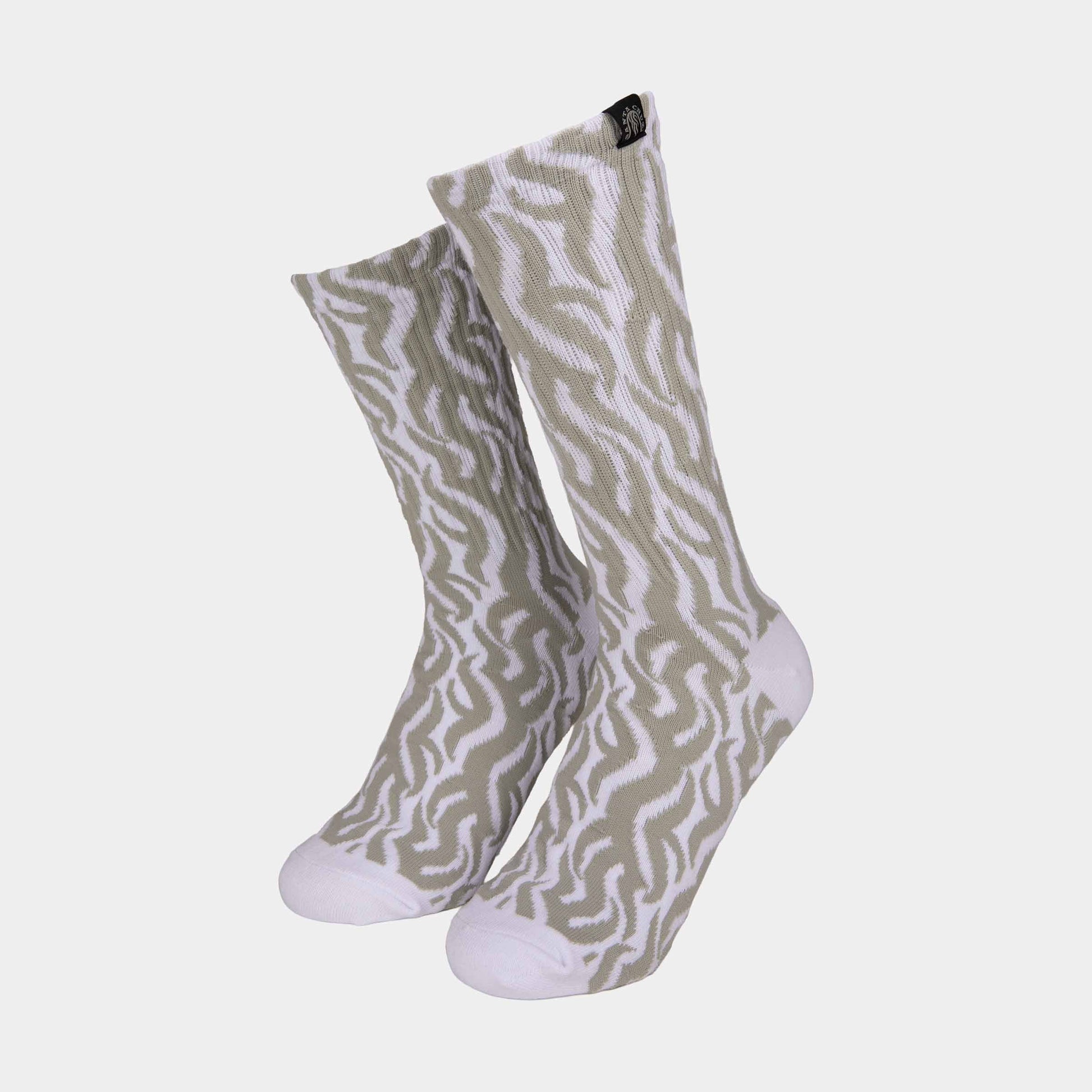 Santa Cruz Dressen Tribal Socks 2 Pack Black White