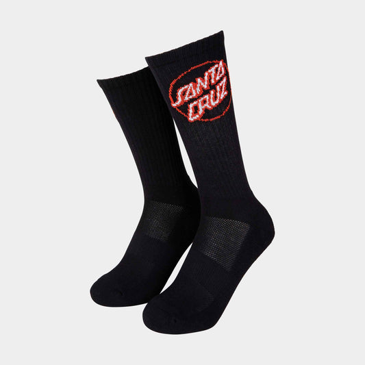 Santa Cruz Skateboards | Partial Dot Socks Black
