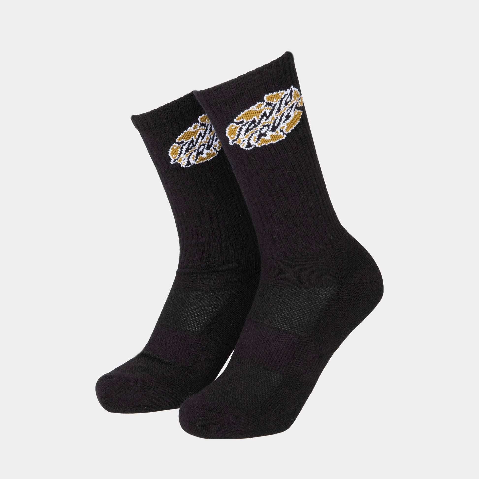 Santa Cruz | Broken Dot Sock Black