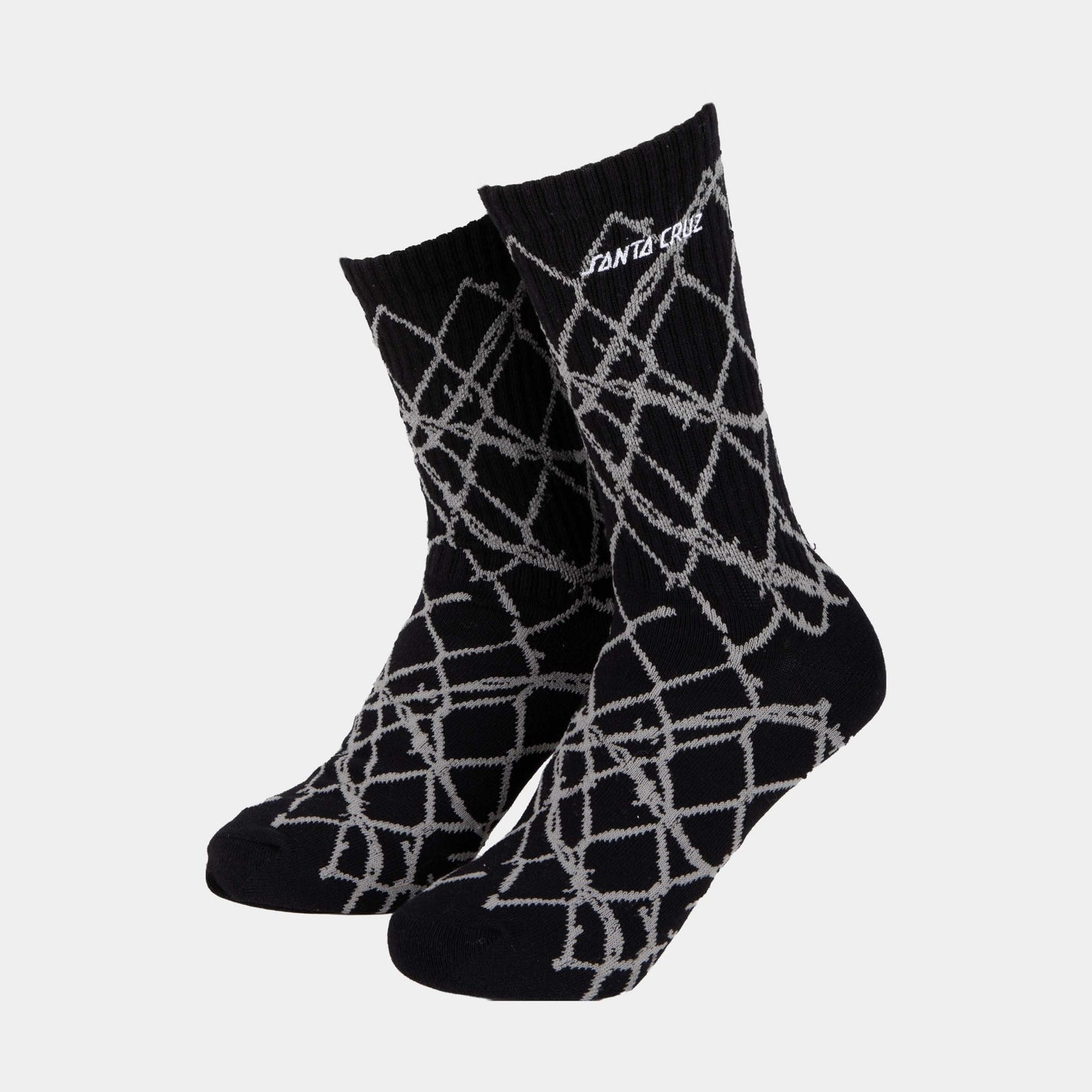 Santa Cruz | Spot Chain Sock Black
