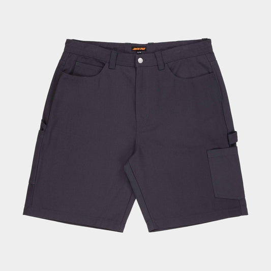 Santa Cruz Carpenter Big Shorts Washed Black Canvas