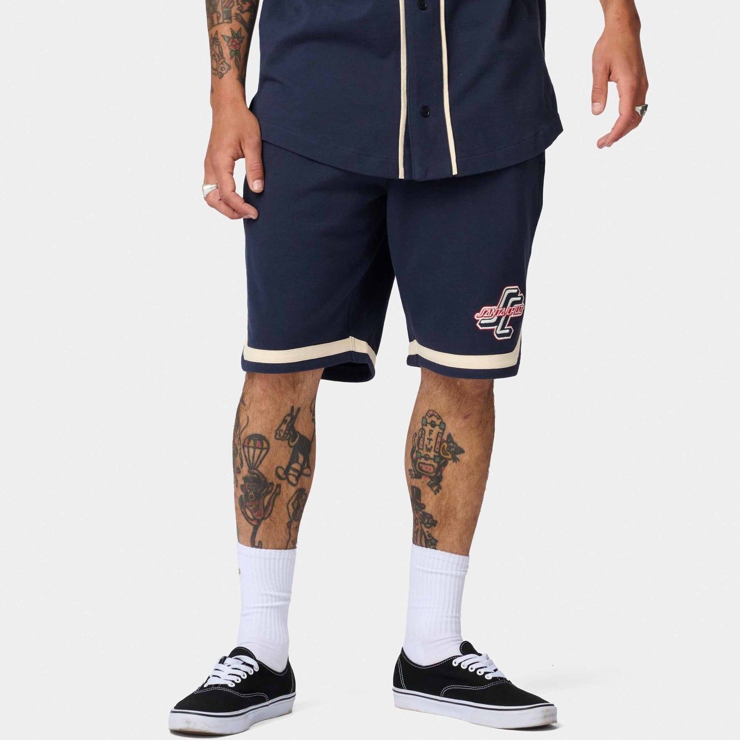 Santa Cruz Outer OGSC Baseball Shorts Navy
