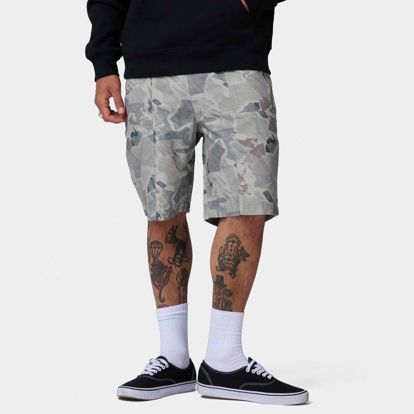Santa Cruz Clyde Shorts Woodcut Camo