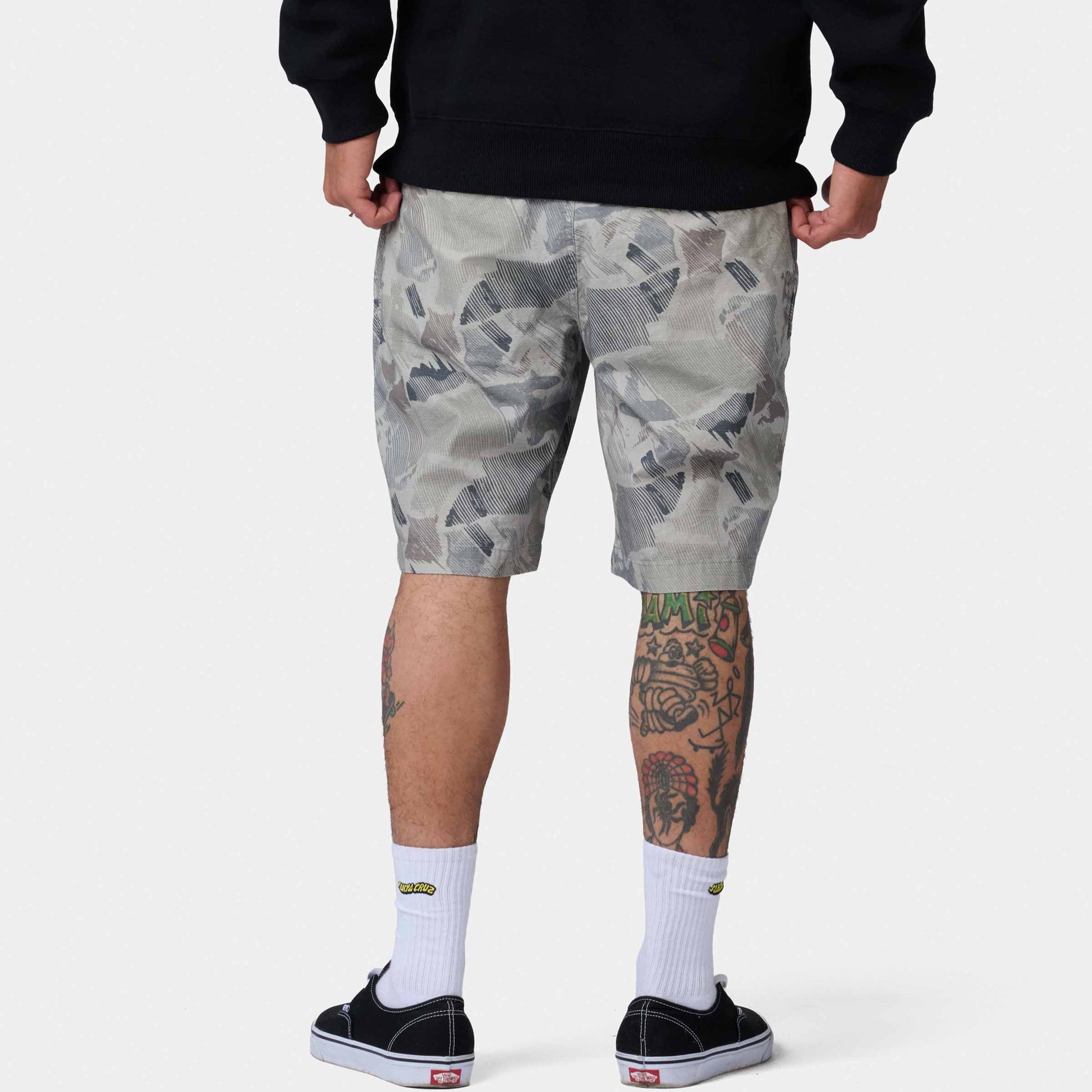 Santa Cruz Clyde Shorts Woodcut Camo