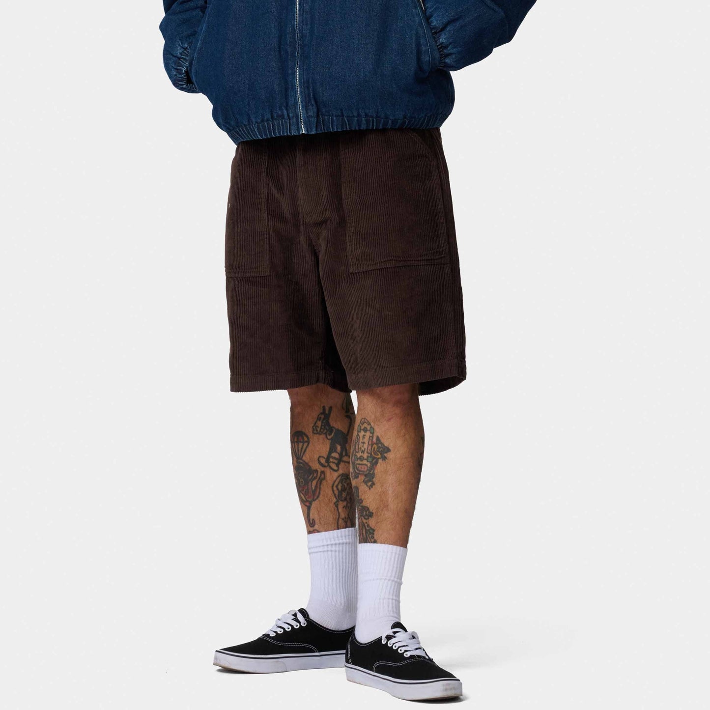 Santa Cruz Opus Dot Workwear Shorts Coffee