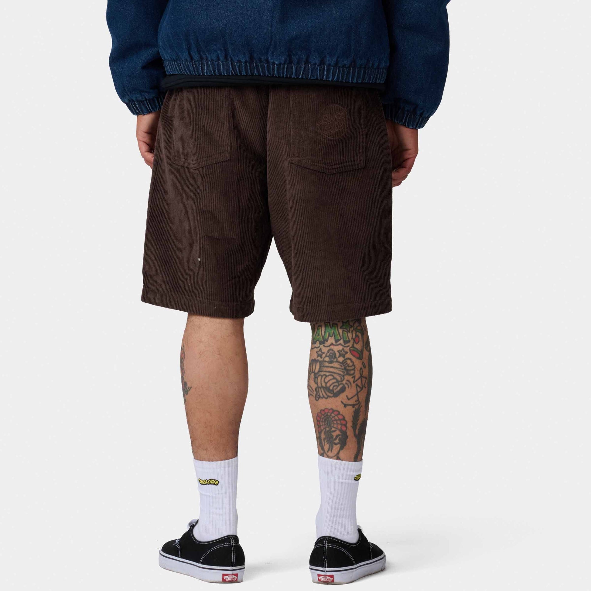 Santa Cruz Opus Dot Workwear Shorts Coffee