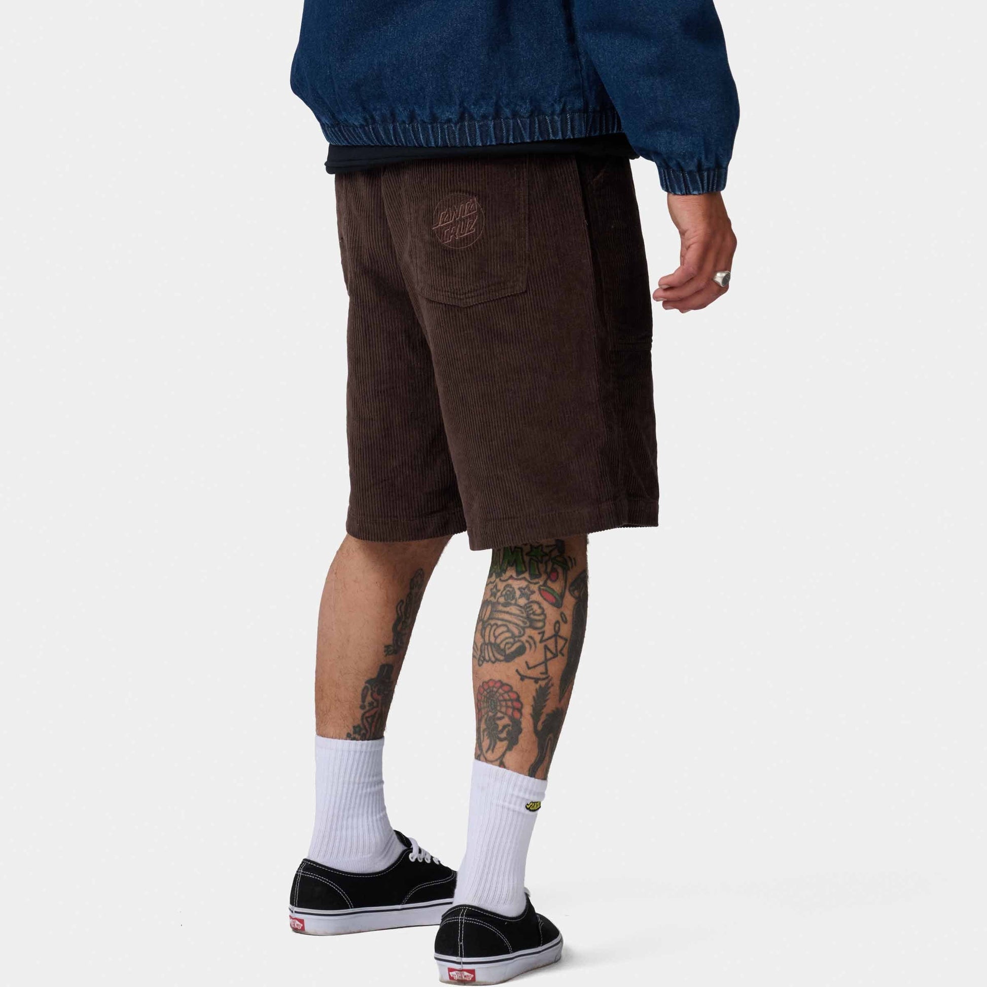 Santa Cruz Opus Dot Workwear Shorts Coffee