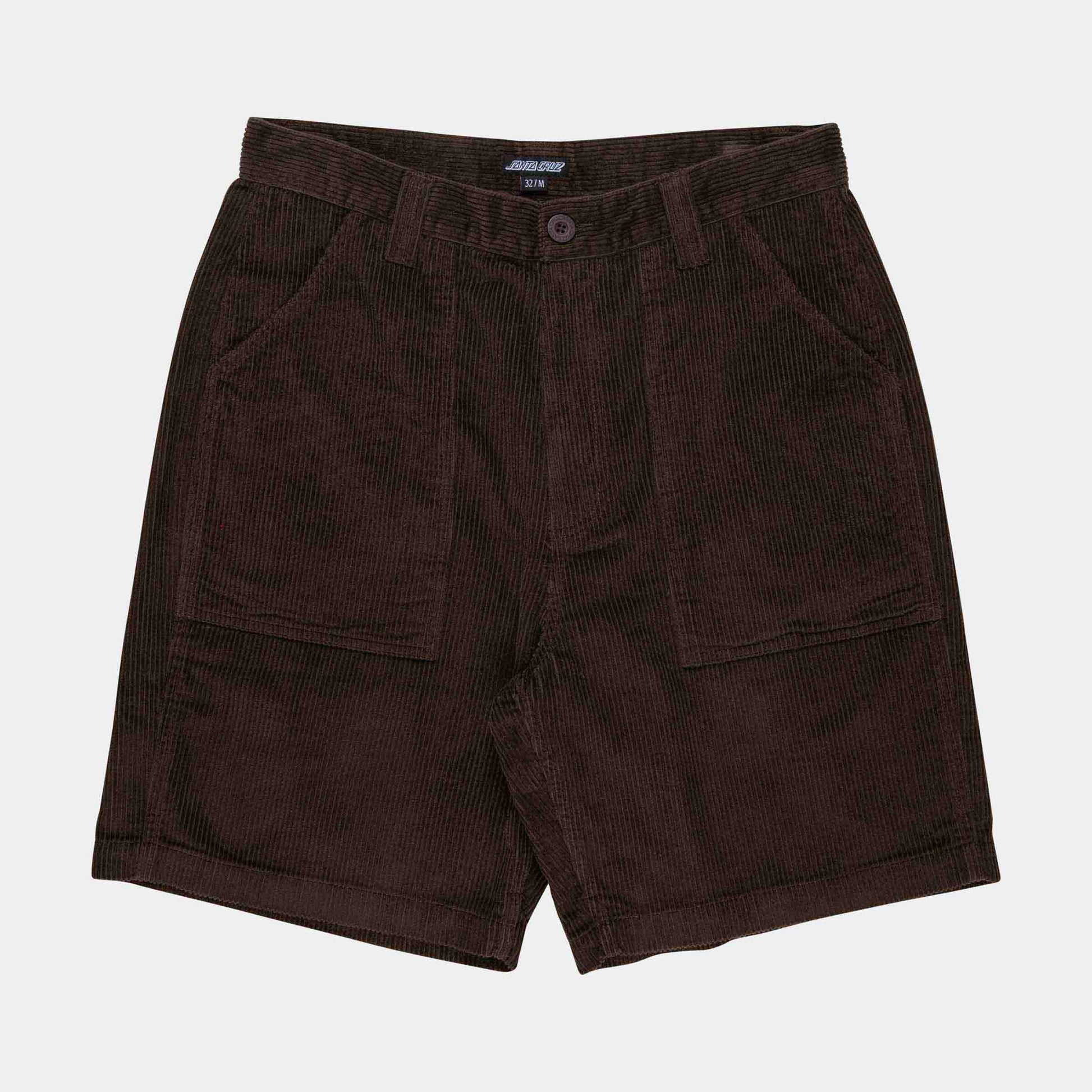 Santa Cruz Opus Dot Workwear Shorts Coffee