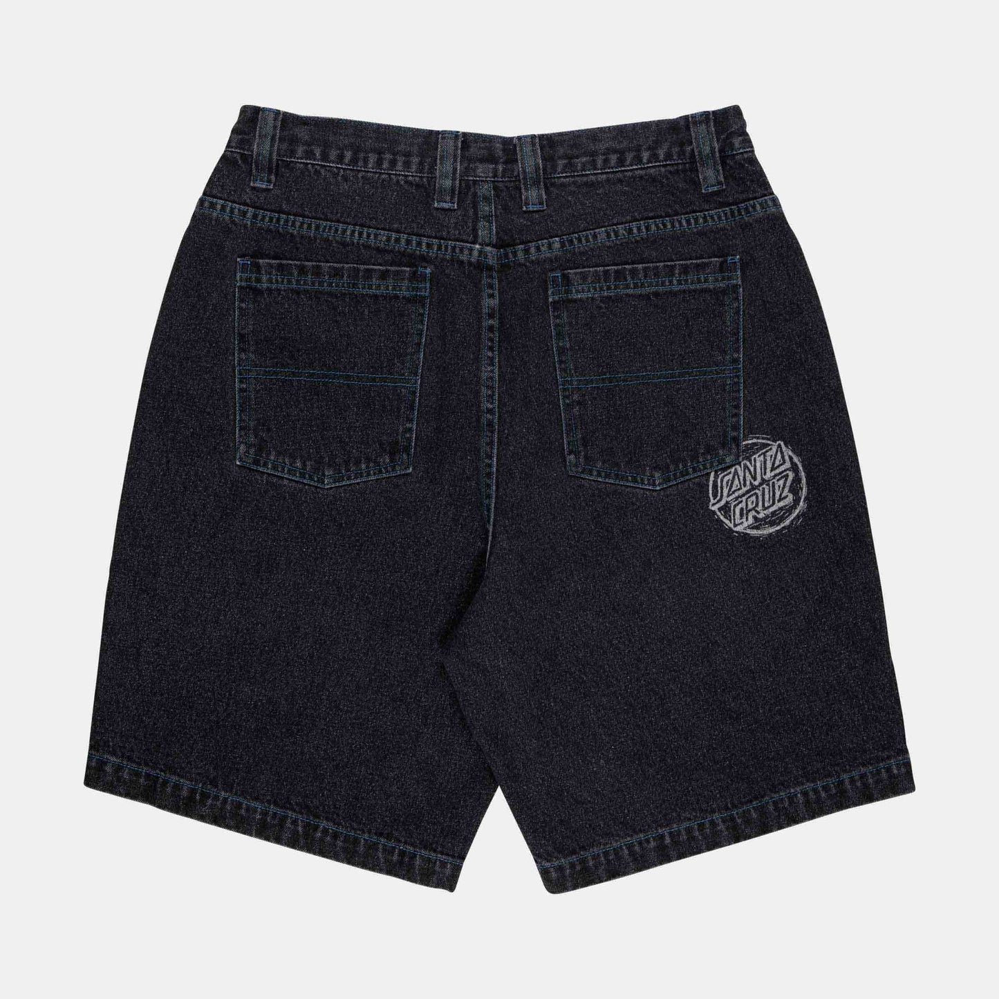 Santa Cruz Stamped Big Shorts Black