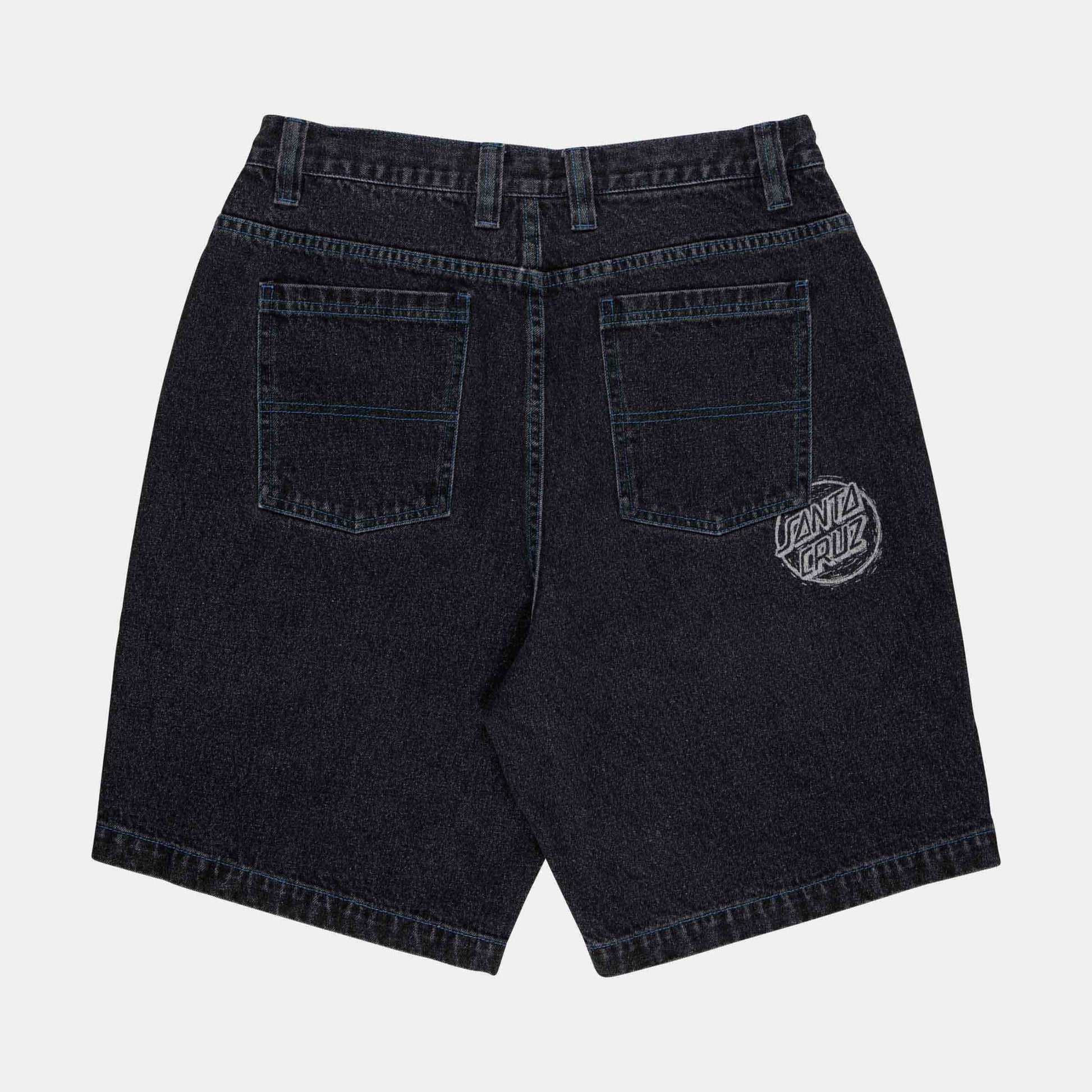 Santa Cruz Stamped Big Shorts Black