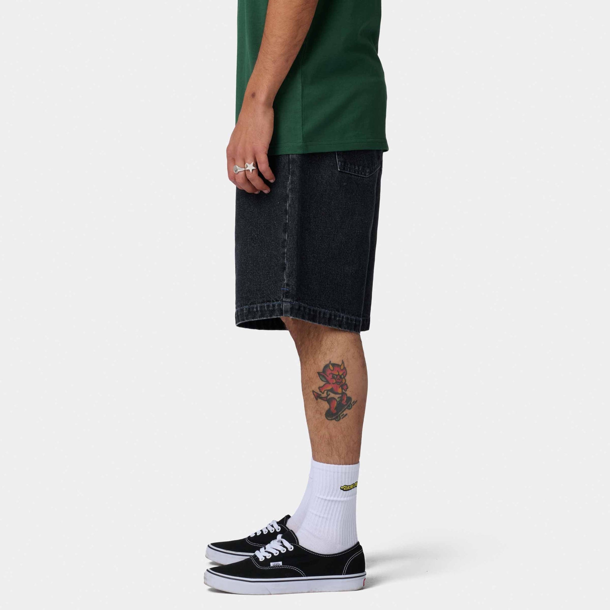 Santa Cruz Stamped Big Shorts Black