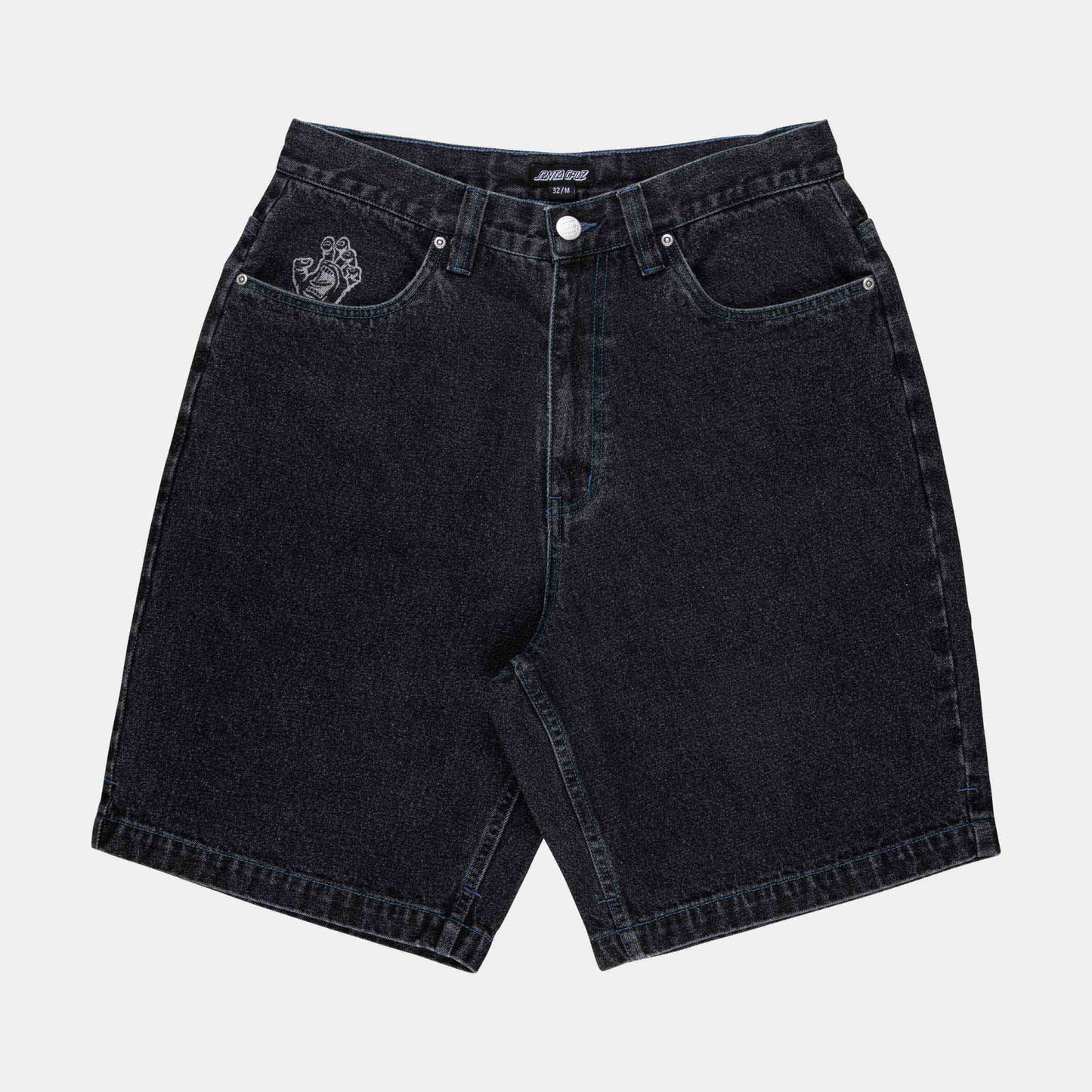 Santa Cruz Stamped Big Shorts Black