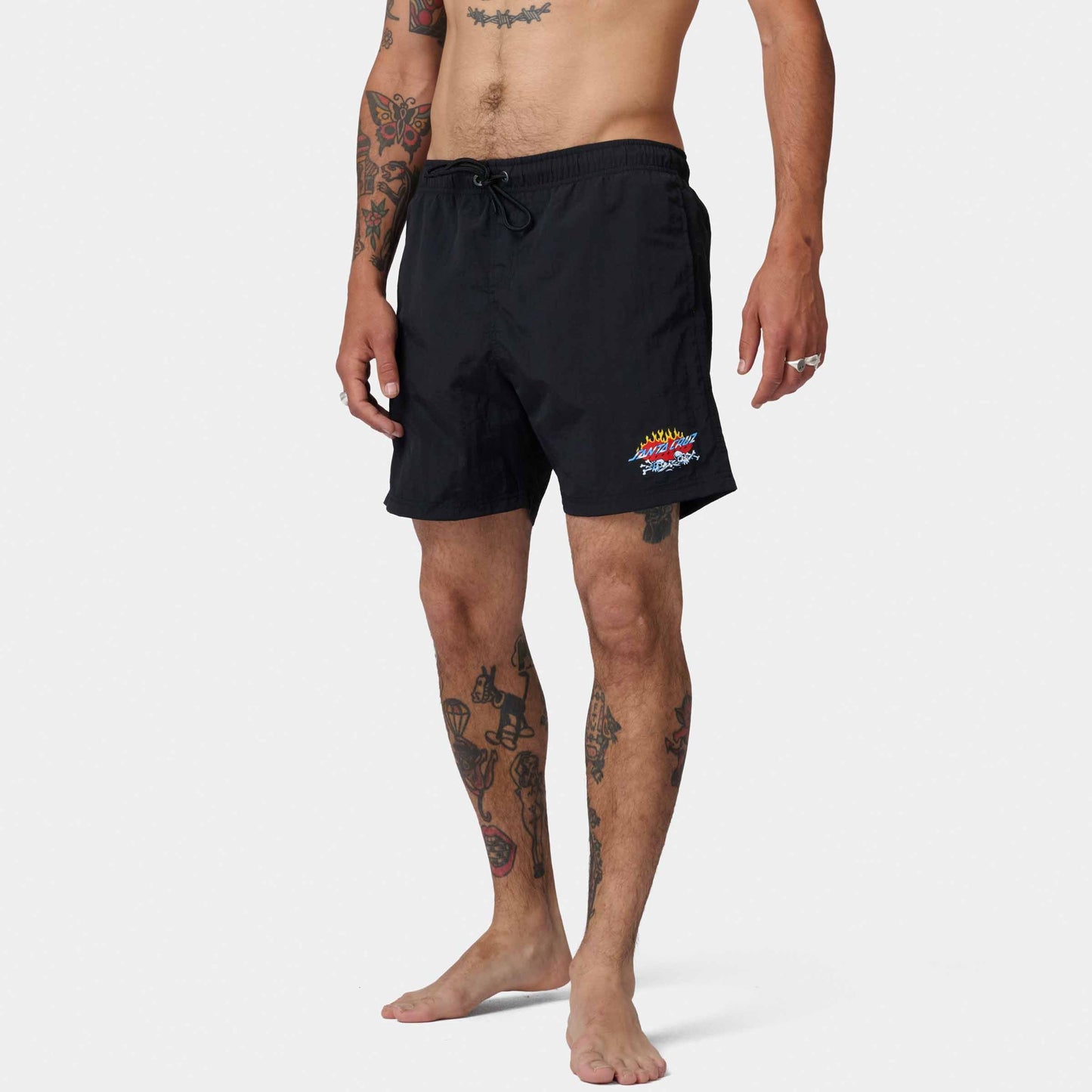 Santa Cruz Salba Voodoo Pit Swimshorts Black