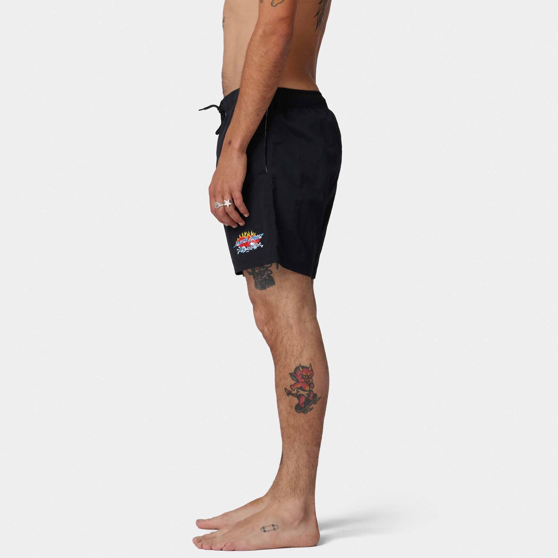 Santa Cruz Salba Voodoo Pit Swimshorts Black