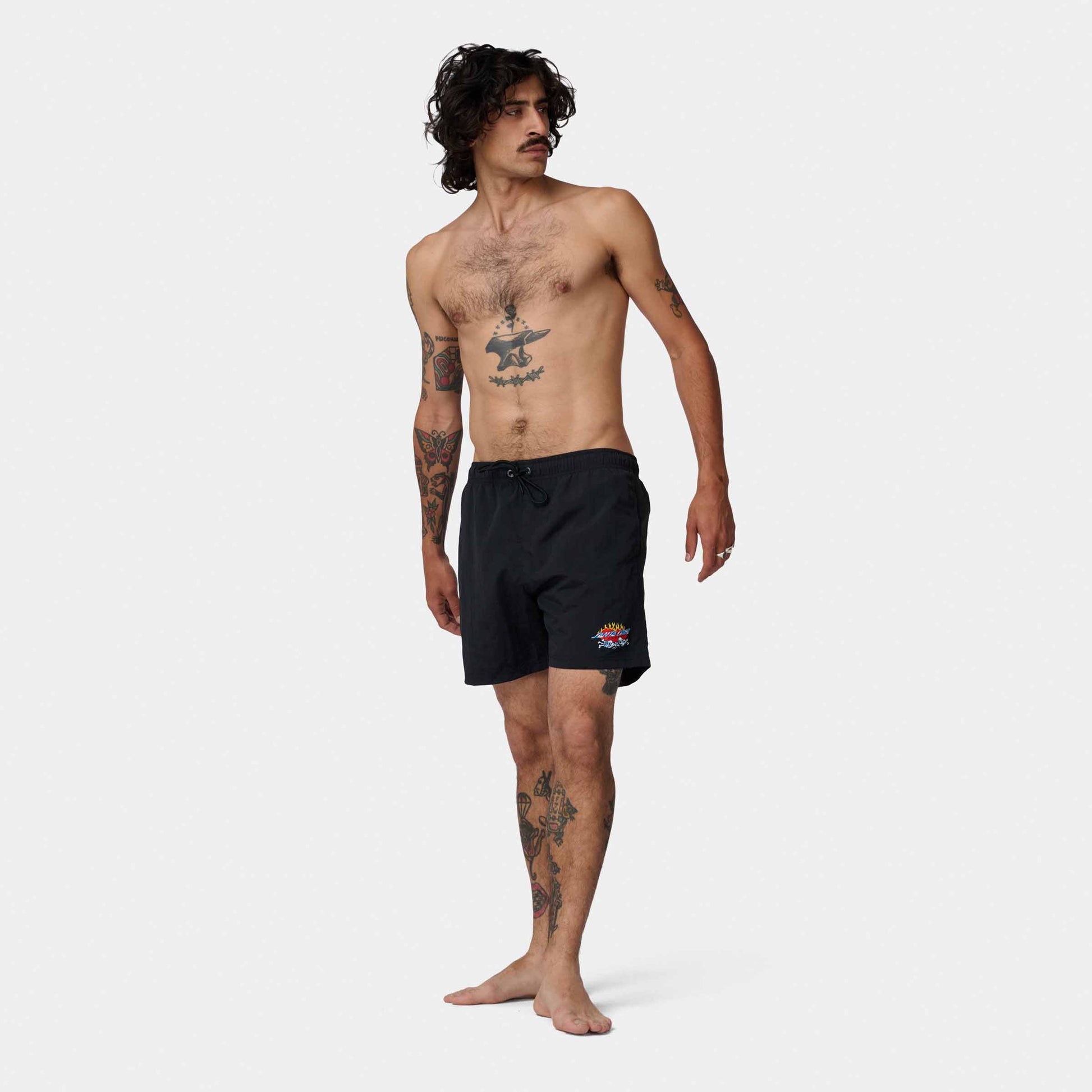 Santa Cruz Salba Voodoo Pit Swimshorts Black