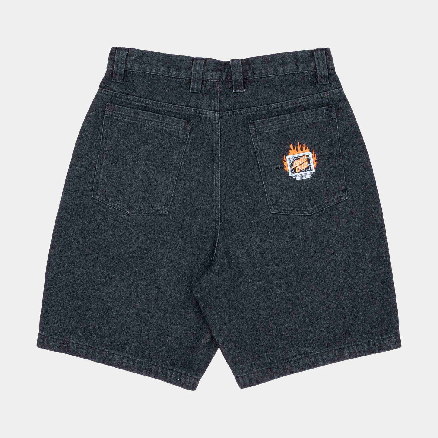 Santa Cruz Skateboards | Self Destruct Big Short Black Wash