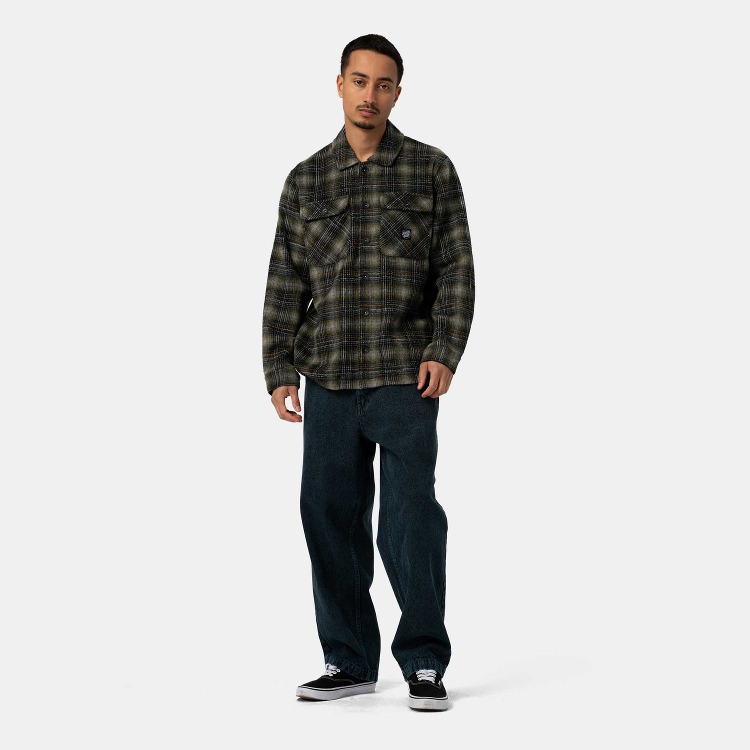 Santa Cruz Lodge Shirt Olive Check