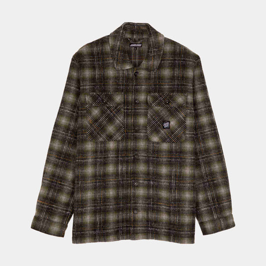 Santa Cruz Lodge Shirt Olive Check