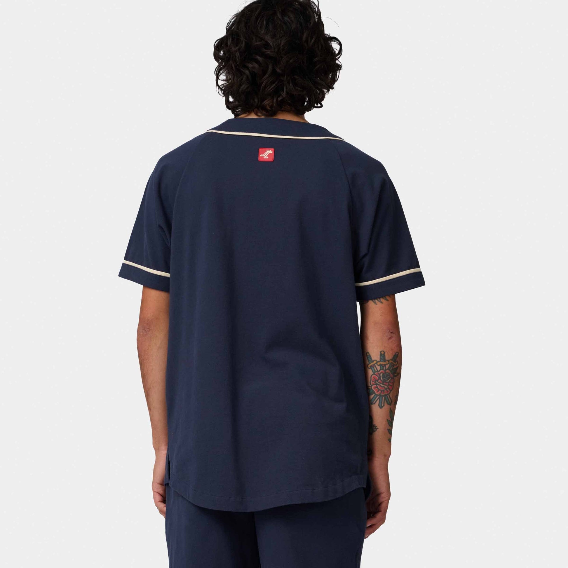 Santa Cruz Outer OGSC Baseball Shirt Navy