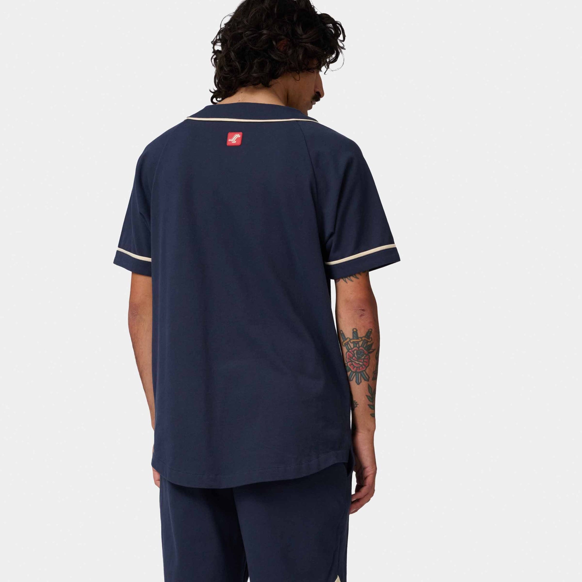 Santa Cruz Outer OGSC Baseball Shirt Navy