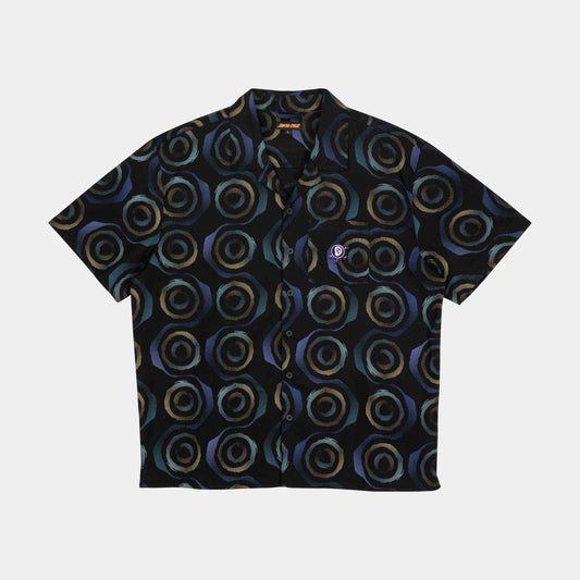Santa Cruz Vertigo Short Sleeve Haze Shirt Black